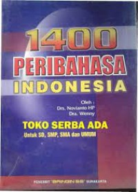 Image of 1400 Peribahasa Indonesia