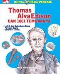 Image of Thomas Alva Edison dan 1001 Temuannya