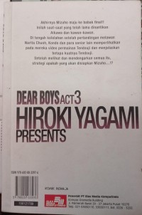 Dear Boys Act 3